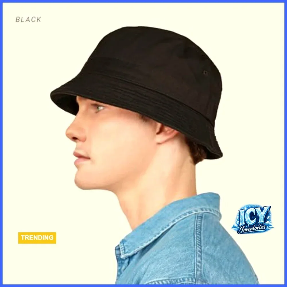 Adjustable Cotton Bucket Hat with UPF 50+ Sun Protection for Outdoor Activities - Picture 5 of 7